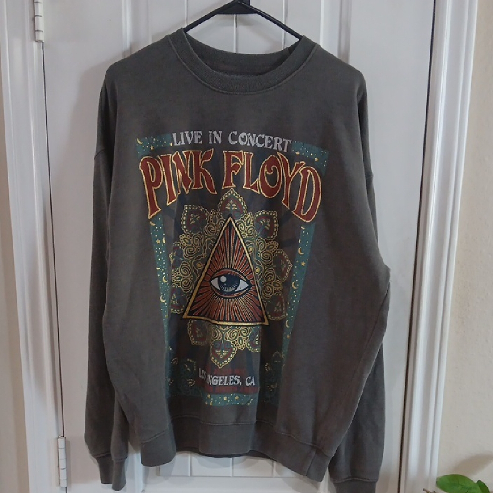 Pink Floyd Olive + Red&Gold Wish You Were Here Concert Graphic Sweat Unisex